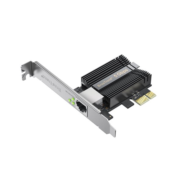 Tarjeta de red PCIe BrosTrend de 5 Gb/s para PC Windows 11/10 y servidor