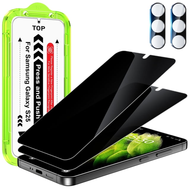 Protector de pantalla de privacidad Esanik para Samsung Galaxy S25 de 6.2 pulgadas