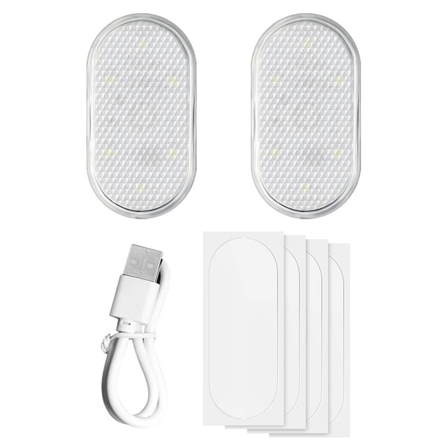 Luces táctiles para coche Seitruly LED brillante 5V lámparas de reposabrazos de techo decoración interior