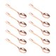 thumbnail image 4 of 24pcs Mini cucharas plásticas cucharas torta de cucharas desechables Postre cucharas de helados de oro rosa Casa Comprar partido Homemaxs HaoMX5846808, 4 of 6