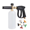 thumbnail image 5 of Pistola de lavado a presión Lanza de espuma para nieve, con conector rápido de 1/4 de pulgada, 5 puntas de boquilla de lavado a presión, 1 litro, 5 of 5