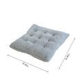 thumbnail image 3 of YOHAVEN Floor Seat Cushion 20"x20", Tufted Corduroy Square Pillow for Living Room Tatami Sofa Chair, Comfortable Floor Seating Cushion for Home Office Balcony Outdoor Decor, 3 of 5
