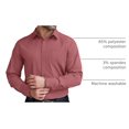thumbnail image 4 of COOFANDY Men's Dress Shirt Classic Fit Button Up Shirts Long Sleeve Stretch Wrinkle-Free Shirt, 4 of 6