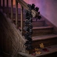 thumbnail image 7 of Fall Halloween Decoration for Home Indoor Outdoor Clearance Under $5.00!Halloween Dark-Themed Ornament Artificial Maple Leaf Thanksgiving Wall Hanging Artificial Maple Leaf With Black Wicker, 7 of 7