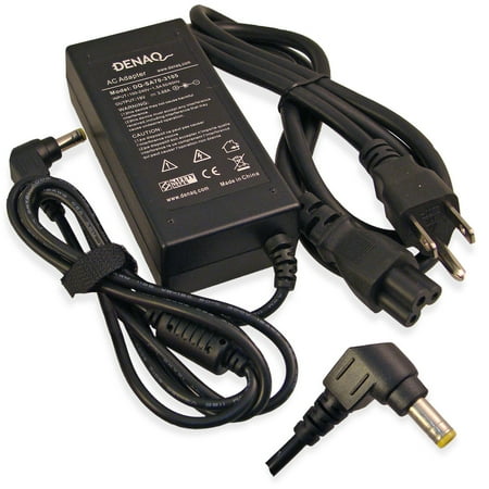 DENAQ 19-Volt 3.68-Amp 5.5mm-2.5mm AC Adapter for Gateway Solo Laptops
