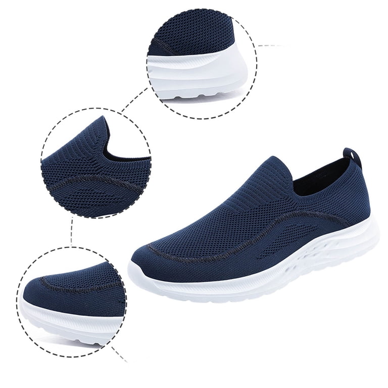On Lightweight Men\'s Athletic Shoes in Navy and Light Gray On Running Men main image 3