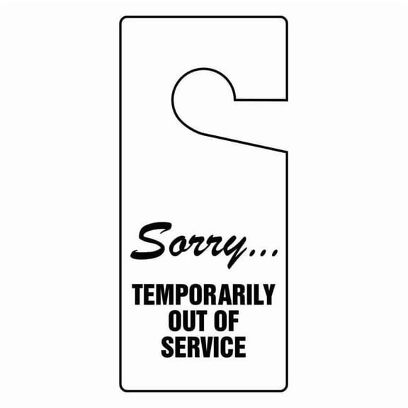 Accuform Plastic, White, 10 PK TAD841