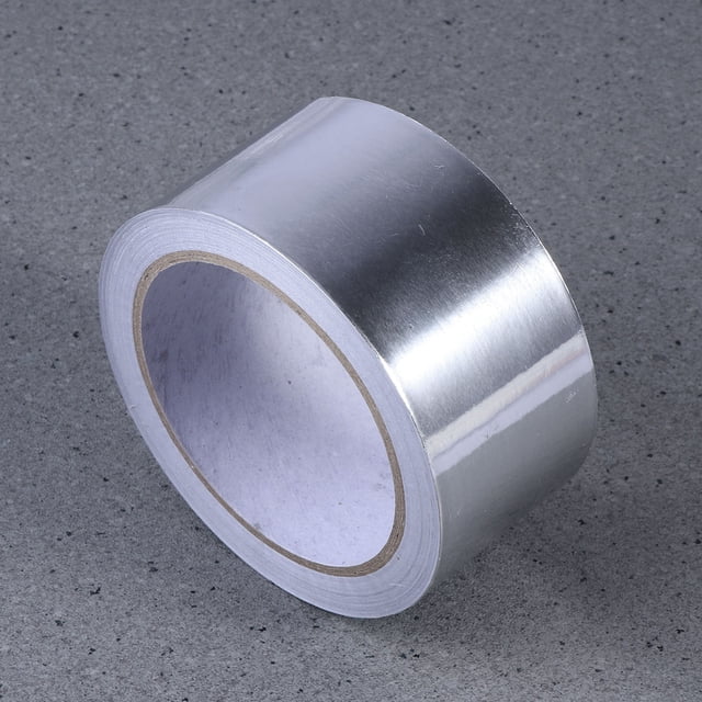 OULII Ruban Adhésif en Feuille d'Aluminium Résistant à l'Usure Argent pour Scellement Temporaire et Applications de Joints de Conduit