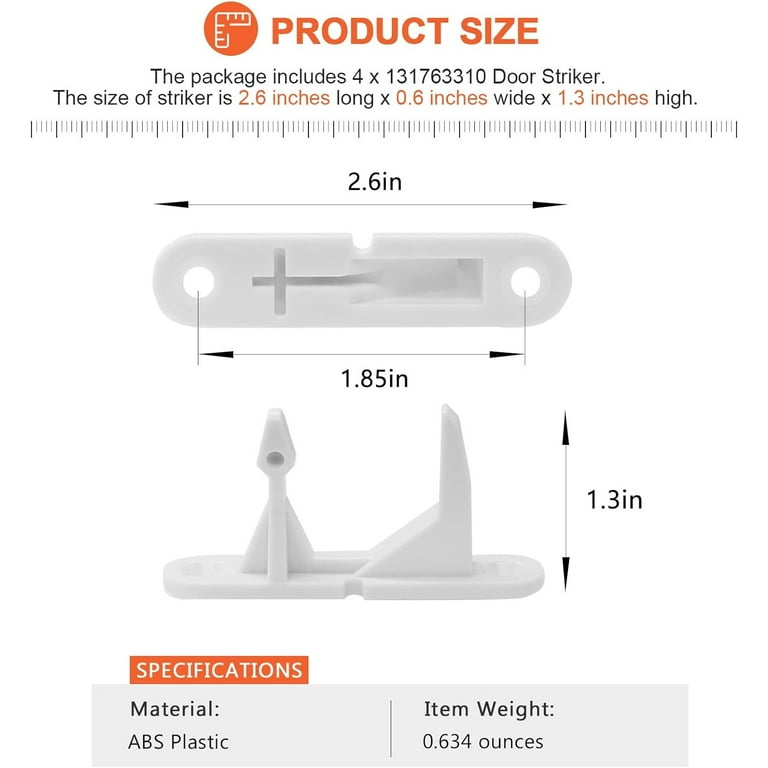 2PCS 131763310 Fits Frigidaire Affinity Washer Door Lock Strike  