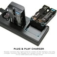 thumbnail image 2 of MaximalPower Rapid Dual Battery Charger & Battery combo for Sony F550  (Dual Charger + 2pcs Battery), 2 of 9