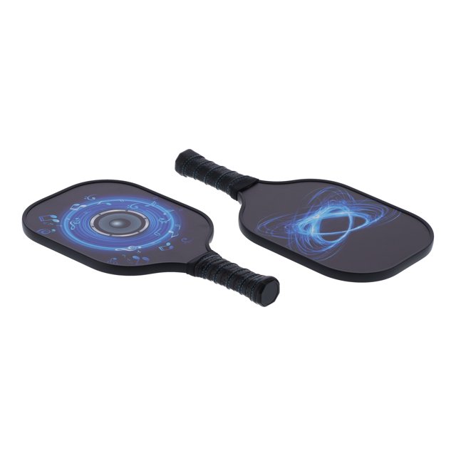 Juego de raqueta de Pickleball, raqueta de paleta de Pickleball de fibra de vidrio portátil con pelotas