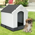 ZENSTYLE Large Dog House Insulated Waterproof Pet Kennel Shelter Indoor