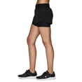 thumbnail image 5 of RBX Active Women's Laser Mesh Woven Running Short With Attached Inner Compression Short, 5 of 5