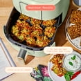thumbnail image 6 of Beautiful 6 Qt Air Fryer with TurboCrisp Technology, EverGood Ceramic Nonstick Coating, Sage Green by Drew Barrymore, 6 of 18