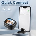 thumbnail image 3 of Wireless Earbuds, ENC Noise Cancelling Ear Buds with Smart Touchscreen Case, Bluetooth Headphones for Sports & Working, White, 3 of 6