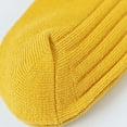 thumbnail image 5 of Povozer Ankle High Socks Ruffle Edge Socks Frill Trimmed Princess Socks Lovely Knit Dress Socks School Girl Socks(Yellow,9-12 Years), 5 of 6