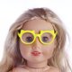 thumbnail image 4 of Gafas de lentes de lentes de lentes de 18 "para muñecas amarillas de gato lindo. Sunnimix Gafas Doll Cat, 4 of 6