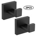 thumbnail image 2 of Gancho 2 uds ganchos de pared ganchos para toallas negro hecho de ganchos de acero inoxidable 304 ganchos antioxidantes ganchos impermeables accesorios de baño ganchos para abrigos Abody Gancho, 2 of 6