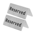thumbnail image 1 of Table Top Sign, Double Sided Reserved Table Tent Sign Guest Reservation Sign for Restaurants Weddings Party Events, 1 of 7