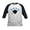 Black/White, variant on CafePress - Blue 2030 Graduation Hat Logo Kids Baseball Jersey - Kids Cotton Baseball Jersey, 3/4 Sleeve Shirt