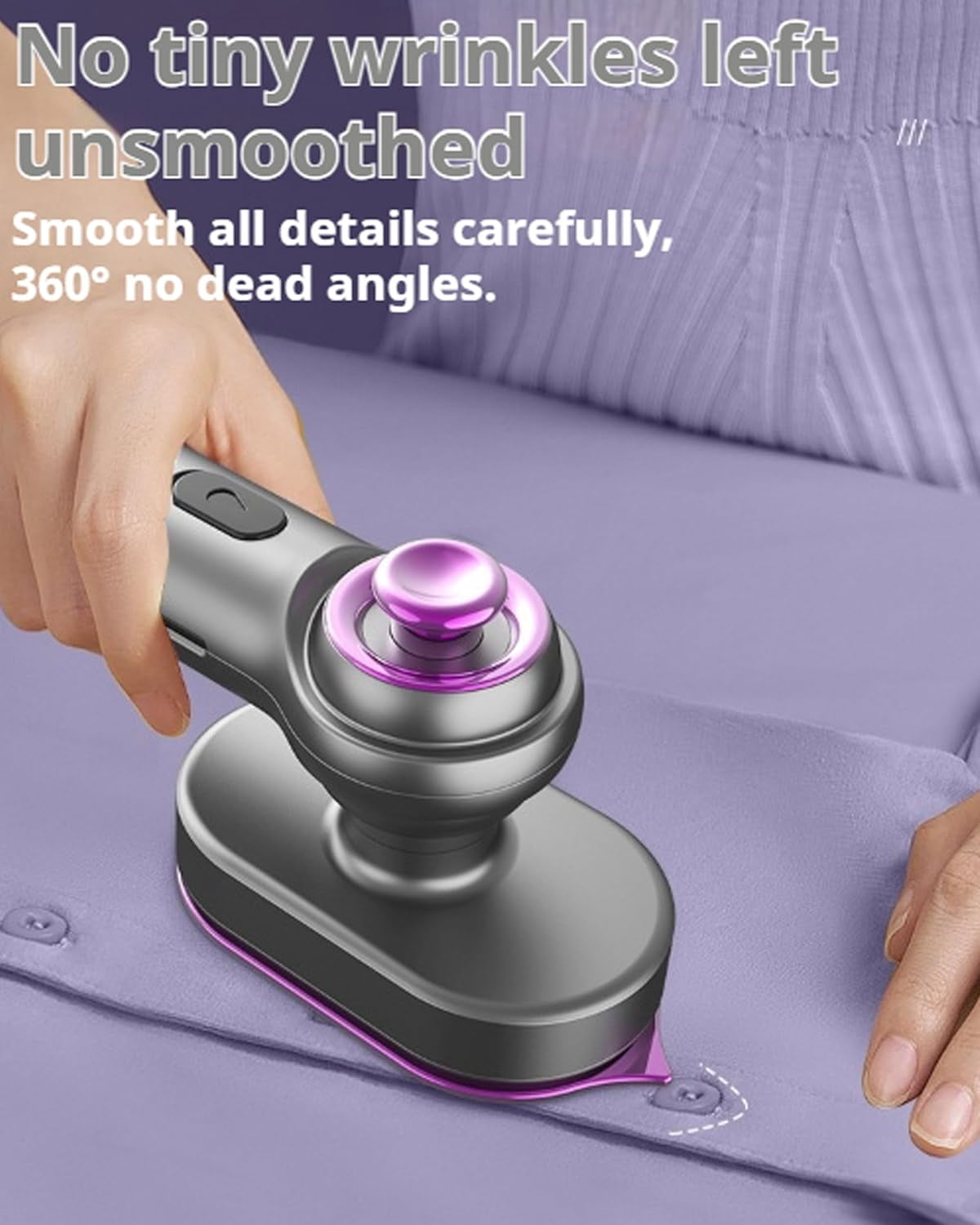 Portable Steam Iron, Handheld Garment Ironing Machine, Mini Ironing Machine Home Travel Iron for Clothes, Curtains, Tablecloths, Bedding, Upholstery(wwx)