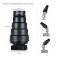 thumbnail image 3 of For Andoer Conical Snoot Light Modifier w/ 50 Degree  Color Filter Replacement for    Yongnuo Godox   Vivitar Photography On-camera Speedlite, 3 of 6