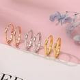 thumbnail image 3 of Sonducket 1 par de pendientes de plata para mujer y niña, pendientes personalizados, Festival decorativo, regalos de cumpleaños, joyería, Ropa, zapatos y accesorios Miscelánea Oro blanco Oval, 3 of 6