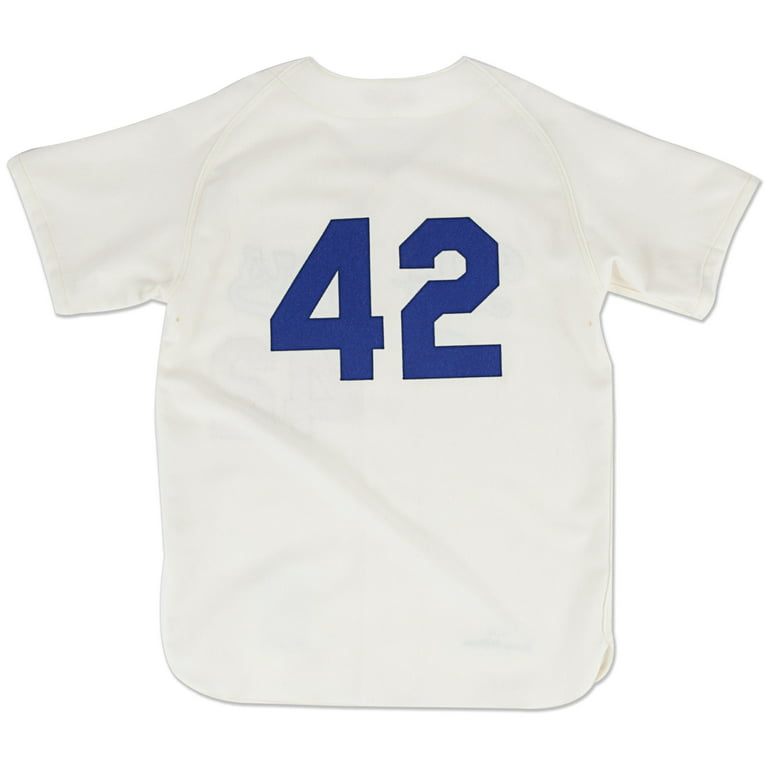 Jackie Robinson Brooklyn Dodgers Mitchell & Ness Authentic 1955 Home Jersey  
