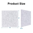 thumbnail image 2 of 0.4 in. x 9 in. x 9 in. Fabric Square Self-Adhesive Sound Absorbing Acoustic Panels in Grey (12-Pack), 2 of 5
