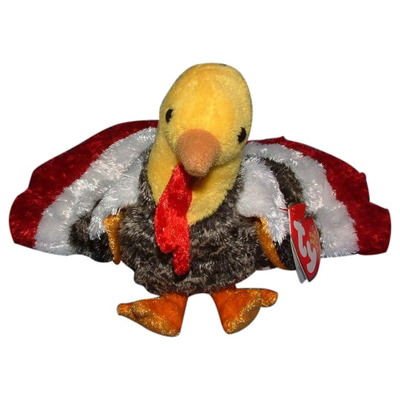 Ty Beanie Baby: Turk-e the Turkey | Stuffed Animal | MWMT