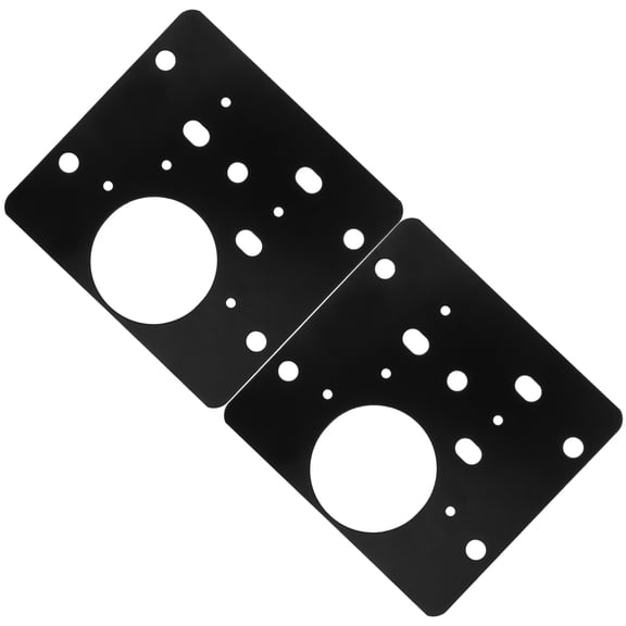 FELTECHELECTR 2Pcs Hinge Repair Plate for Frameless Cabinet Hinges 3.3x3.1x0.2in