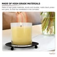 thumbnail image 3 of IFANLANDOR 4Pcs Iron Candlesticks Simple Design for Christmas and Thanksgiving Table Decor, 3 of 8