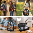 thumbnail image 2 of HUIACONG Neon Football Boys 4PCS School Backpack Set, 17" Large Capacity Bookbag with Lunch Bag for Age 7-14, Waterproof Durable, 2 of 7
