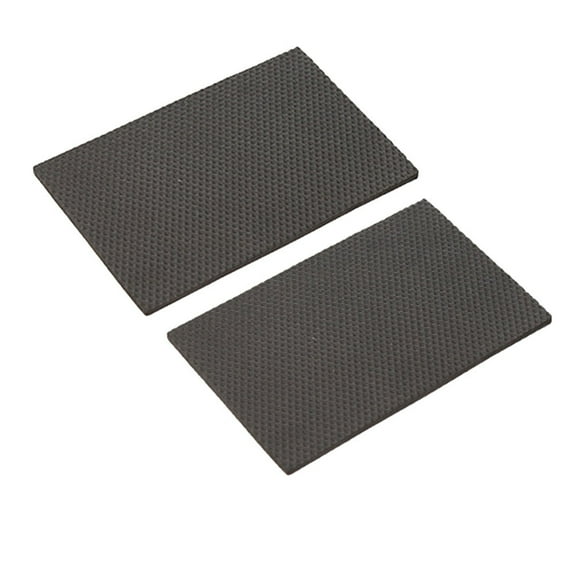 Sold 2pcs Table Mat Non-Slip Self-adhesive Pads Floor Silent Protectors Feet Cover for Furniture Table Chair (Black Free Cutting)