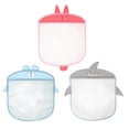 thumbnail image 3 of Mesh Storage Bags 3Set With Suction Cup For Wall Hanging In Red Suitable For Bathroom Use And Effective Object Organization, 3 of 3