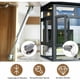 thumbnail image 5 of Resortes de gas de alta resistencia, soporte de elevación multiusos para puertas de muebles, bisagra de gabinete de fácil instalación con función de tapa de apertura suave, cromado y tratamiento de, 5 of 5