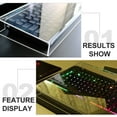 thumbnail image 4 of KAKOWELY Keyboard Protective Cover Acrylic Visible Keyboard Protective Case Accessory,18.7X"X6.89"X2.36", 4 of 5