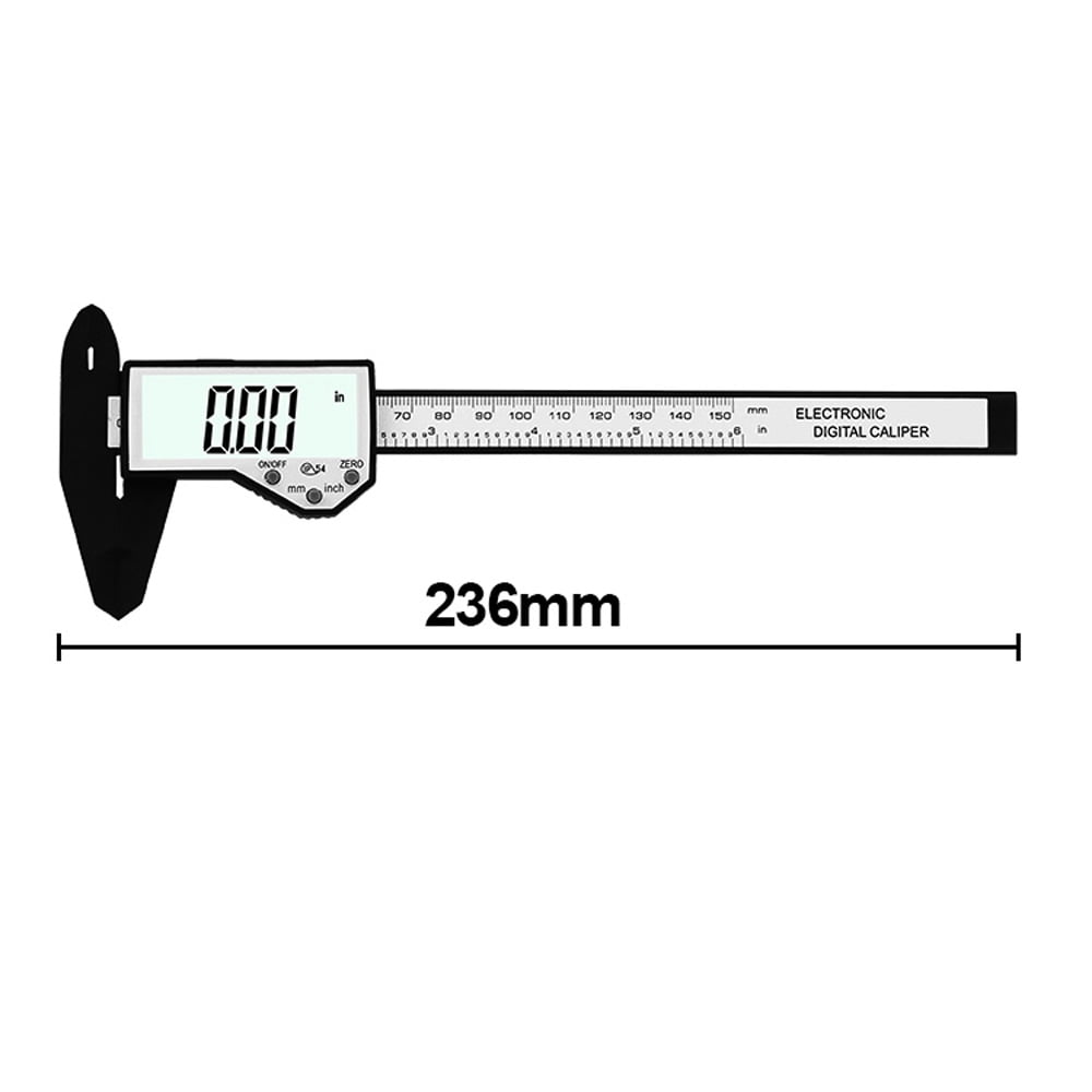150mm / 6" Digital LCD Vernier Caliper - Stainless Steel Micrometer Measuring Tool