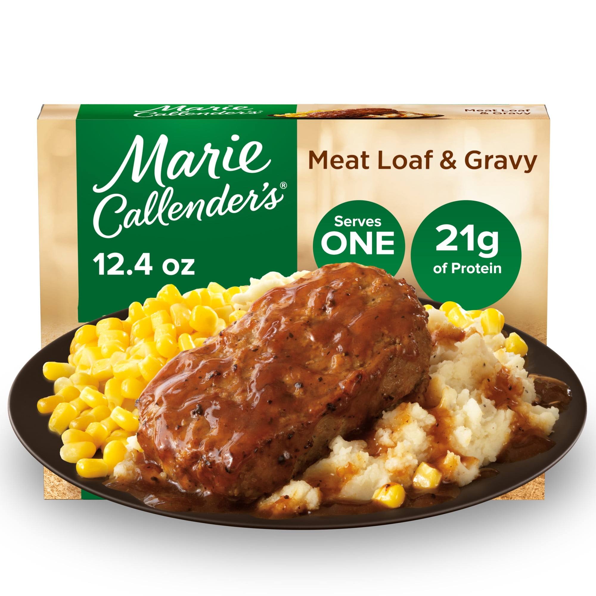 Marie Callender's Meat Loaf & Gravy Frozen Meal, 12.4 oz (Frozen
