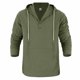 thumbnail image 3 of Ceisia Men's Oversize Hooded Half-Placket Flax Long-Sleeve Top Multi-Solid for Spring/Summer Gift, 3 of 6