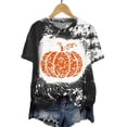 thumbnail image 2 of Dagaeig Womens Halloween Shirts Fall Shirts for Women Halloween Pumpkin Graphic Tees Thanksgiving Family Turkey Tops Cute Autumn Thanksgiving T-Shirt|Black M, 2 of 5