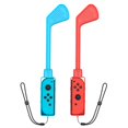 thumbnail image 1 of Golf Clubs , 2 Pack Golf Clubs Hand Grip Accessories with Hand Strap , Blue/Red, 1 of 7