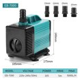 thumbnail image 1 of Submersible Pump Fish Tank Water Pump Aquarium Circulating Water Pump Fish Tank Pumping Machine-Jinjin, 1 of 5