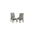 thumbnail image 3 of Room Designs Set of 2 Dining Chairs Grey / Black Contemporary Square, 3 of 4