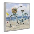thumbnail image 2 of Stupell Industries Tropical Beach Coast Floral Bicycle Gray Framed Giclee Art, 20 x 16, by James Wiens, 2 of 7