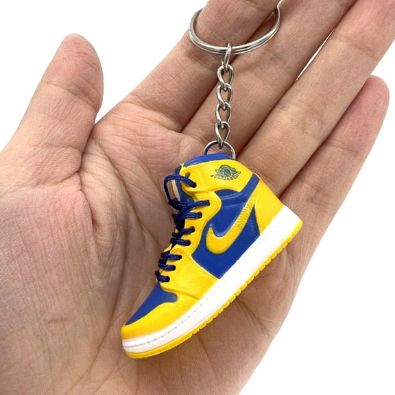 Single Shoe No Box Air Jordan 3D Mini Sneaker Keychain, Basketball Sneaker Collectible