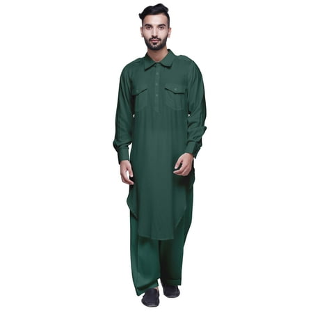 

Atasi Pathani Kurta Pajama For Men Full Sleeve Long Kurta Casual Clothing