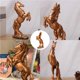 thumbnail image 5 of Estatuilla De Caballo De Bronce Decoración De Caballo Estatua De Resina Caballo Estatua De Caballo Moderno Estilo Europeo Y Mano De Obra Exquisita Para Regalos Para El Hogar Sala De Estar Oficina Minnieouse HA014172-00, 5 of 7