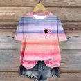 thumbnail image 2 of SwiftWear Women Breast Cancer Shirts Pink Ribbon Breast Cancer Awareness Gradient T-Shirts Short Sleeve Crewneck Graphic Tee Tops XXL, 2 of 4
