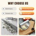 thumbnail image 6 of 2026 Upgrade Stainless Steel Garlic Press Rocker, Heavy Duty Garlic Mincer Chopper with Peeler & Cleaning Brush, 6 of 9